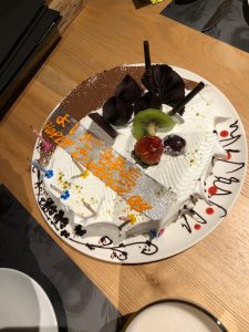 吉田本部長誕生日ケーキ