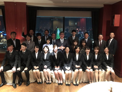 内定者の皆さんと懇親会に行ってきました 医療機関や福祉施設を中心に清潔と安全をお届けする柴橋商会